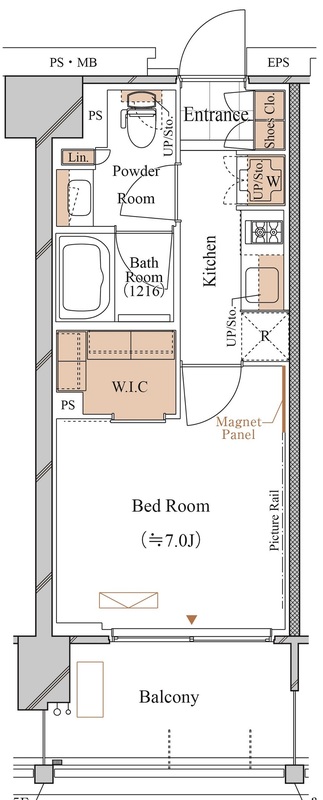 ブランシエスタ久が原・0113号室の間取り