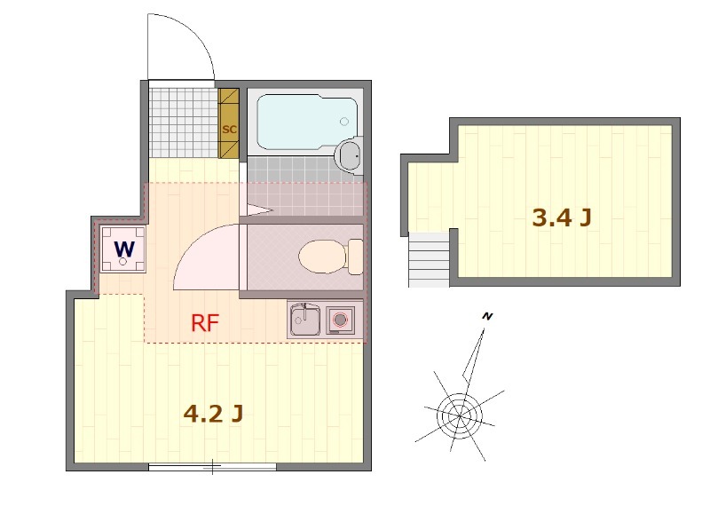 コンフォールSの間取り