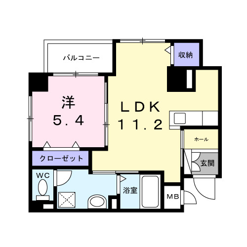 ブレスコート小川町の間取り