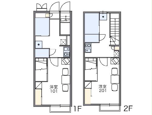 レオパレス欅の間取り