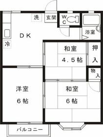 リーブル ベルセゾンの間取り