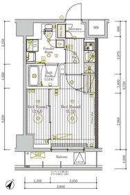 ミライズ新小岩マーロの間取り