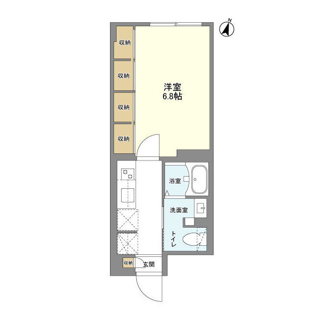 ウェルスクエア駒場東大前の間取り