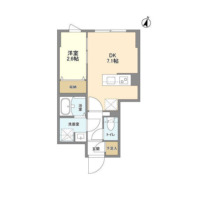 ウェルスクエア駒場東大前の間取り