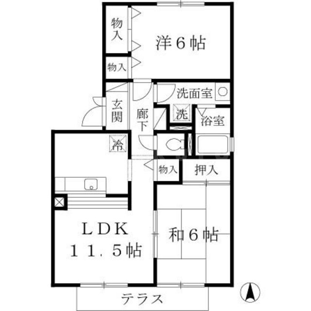 八王寺レジデンス の間取り