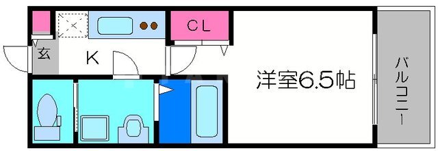Dolce Vita 難波南の間取り