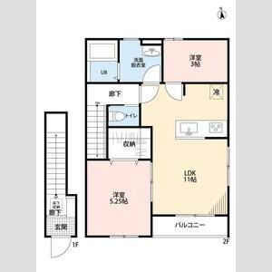リーブルファイン花崎駅の間取り