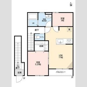 リーブルファイン花崎駅の間取り