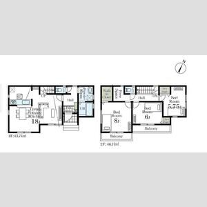 マイホームネクストふじみ野大井中央 1号棟の間取り