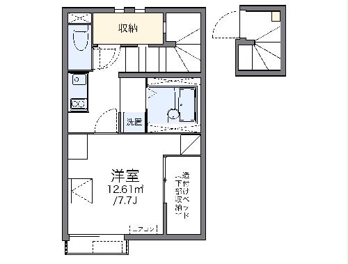 レオネクストPESCAⅡの間取り