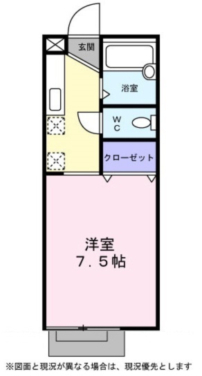 コーポ・グランデュールの間取り