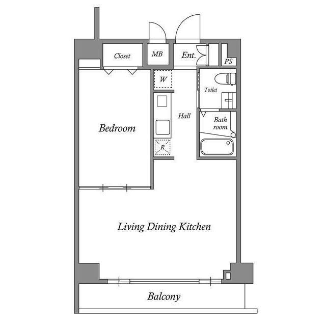 ルクレ西新宿の間取り