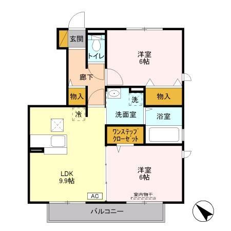 アースウィン Bの間取り