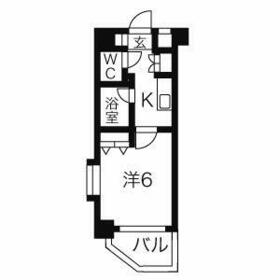 Ｄｕｏ・Ｃｒｅａ西五反田・A1201号室の間取り