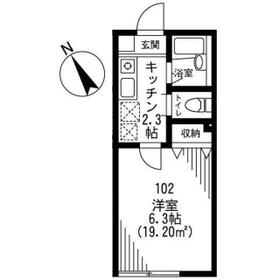 フルールハイムの間取り