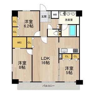 セノアタワー新大阪の間取り