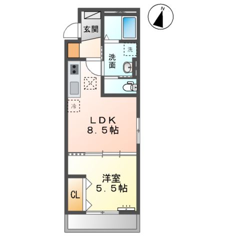 袖ケ浦市蔵波新築マンションの間取り