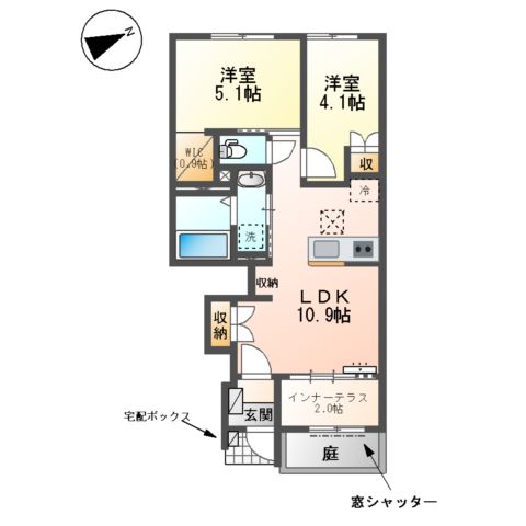 モアナの間取り