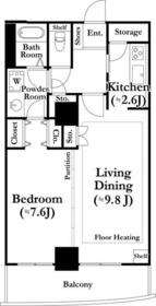 河田町ガーデン2の間取り