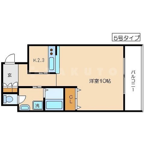 ハートフルレジデンス玉造の間取り