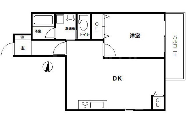 白百合グランドシャトーの間取り