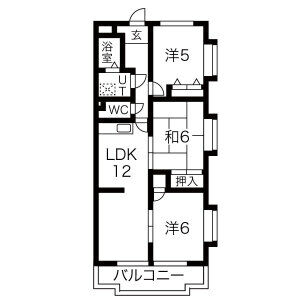 レジデンス佃の間取り