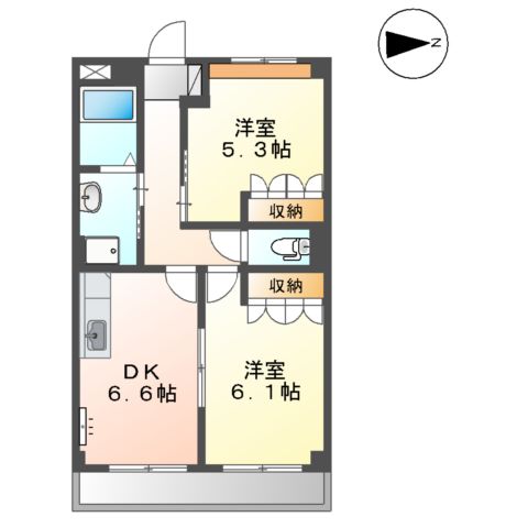 パインハートの間取り