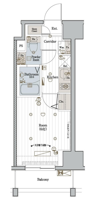 メイクスデザイン川崎Ⅱの間取り