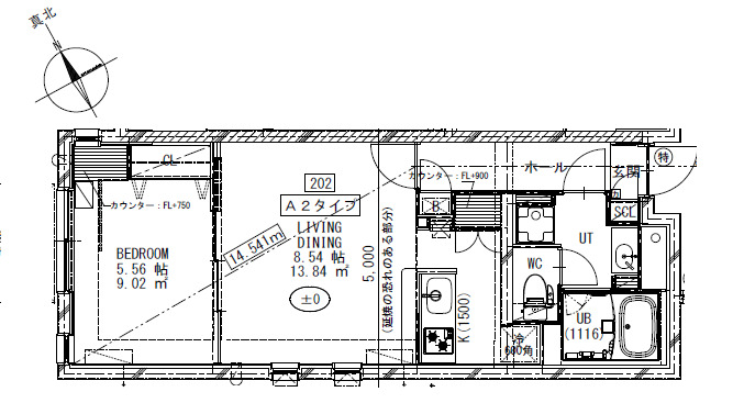 ザハウス祐天寺の間取り