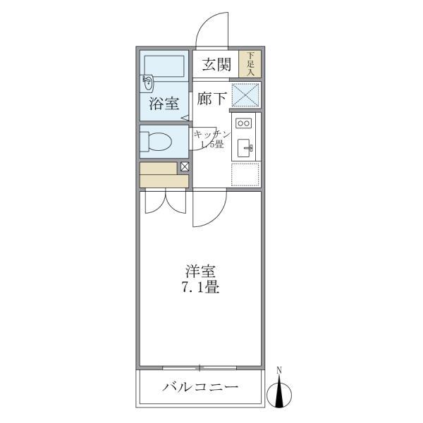 CLAP市谷柳町の間取り