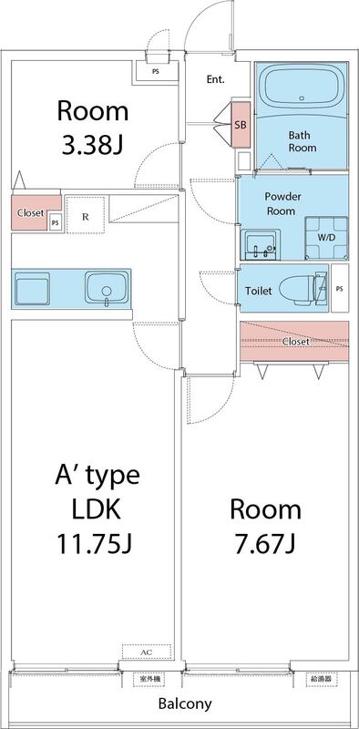 リブリ・三軒茶屋の間取り