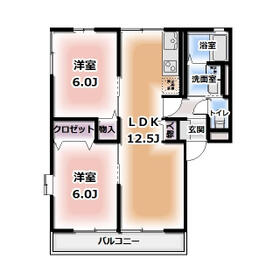 大岩B4の間取り