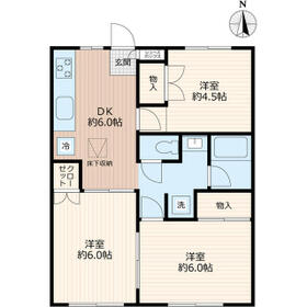 アムスプラザAの間取り