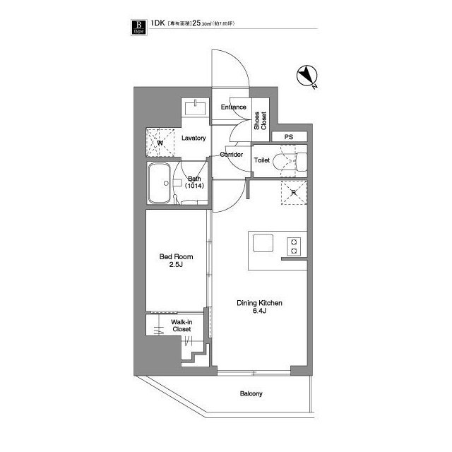 BPRレジデンス田端の間取り