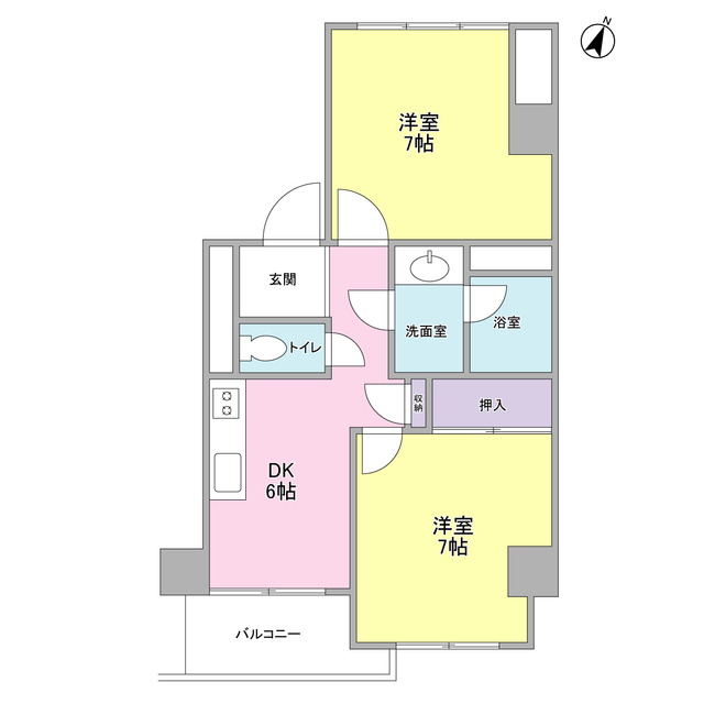 藤が丘音羽ハイツの間取り