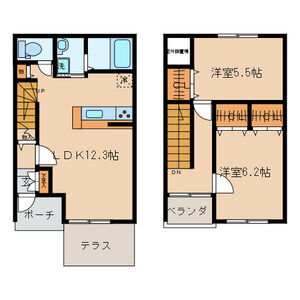 メゾネット.エルの間取り