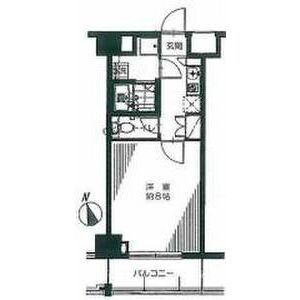 サンパティーク・202号室の間取り