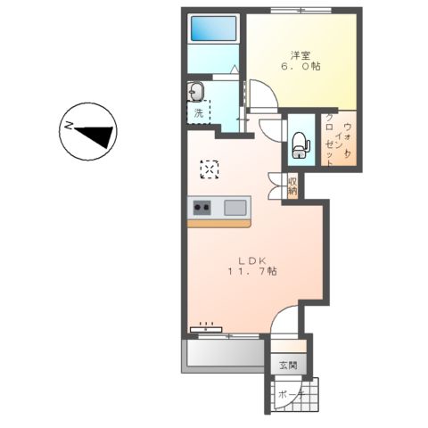 ブルースターの間取り