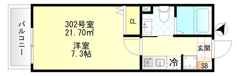 FERIO上井草の間取り