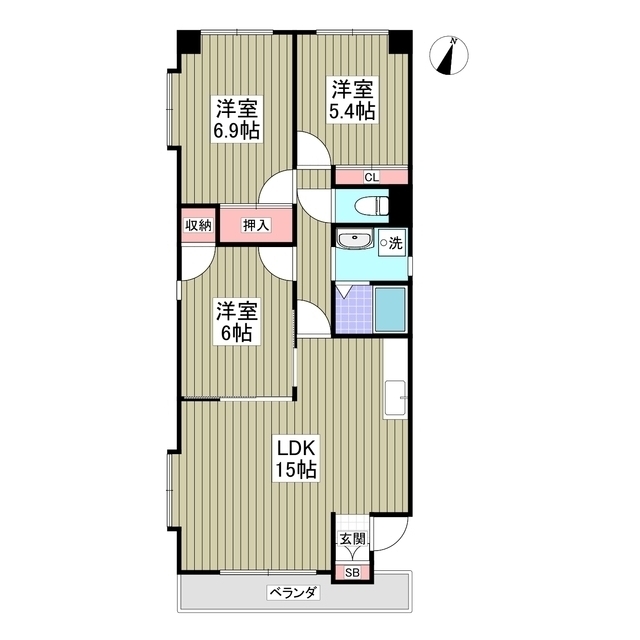 ルネスシーナの間取り