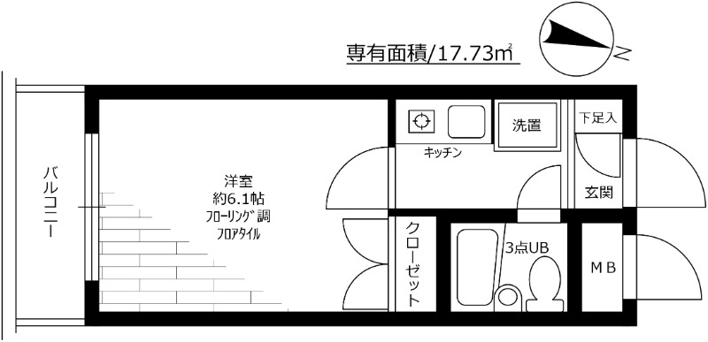 菱和パレス月島の間取り
