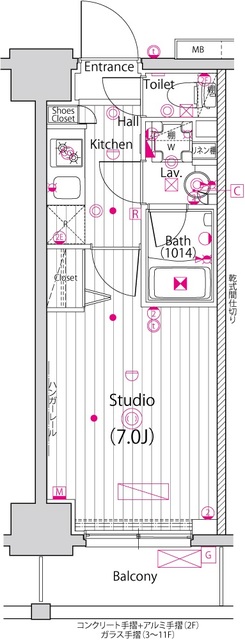 ガーラ・ステーション横濱大通り公園の間取り