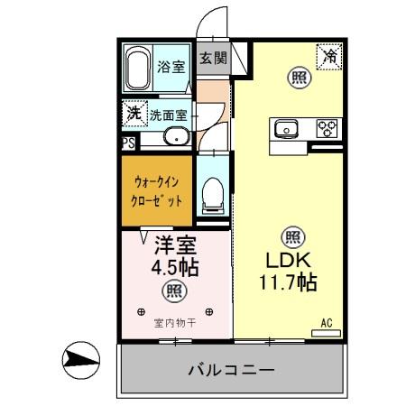 ｌｕａｎａ～ﾙｱﾅ～の間取り