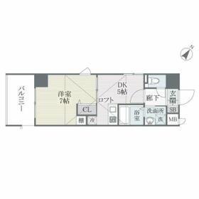 QREST博多東Ⅱの間取り