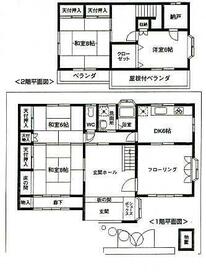大木貸家の間取り