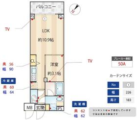 ＺＯＯＭ下丸子・303号室の間取り
