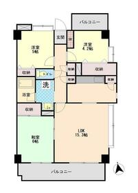 グレース代官Ⅲの間取り