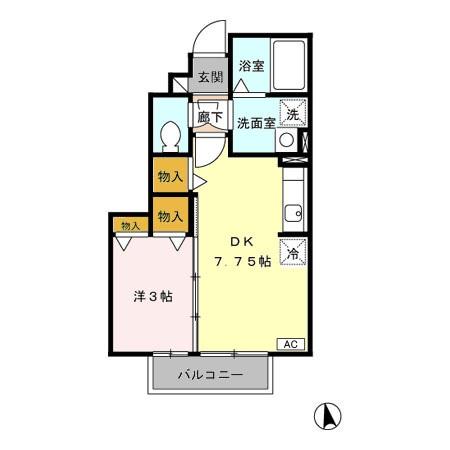 プログレッソ ABの間取り
