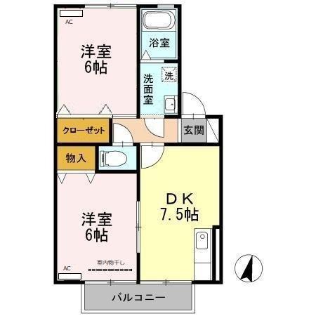 アストロハウス Cの間取り