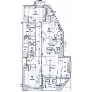 レジデンシャルステート北綾瀬パークビューの間取り